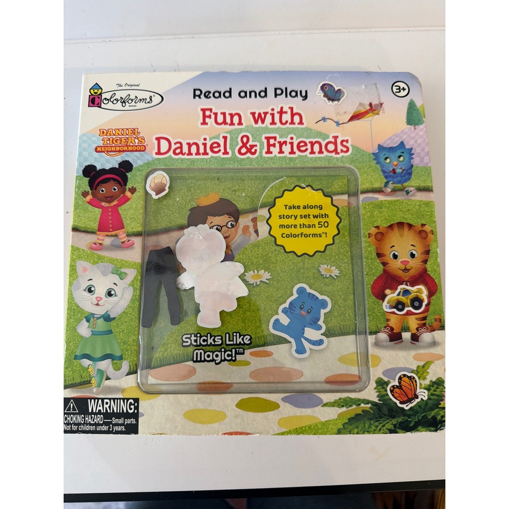 Colorforms Daniel Tiger's Neighborhood Read & Play Set 50+ Pieces 2021 PBS Kids